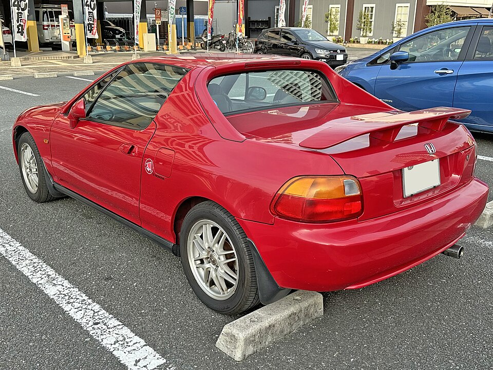 ホンダ CR-X 3代目 デルソル の後方写真