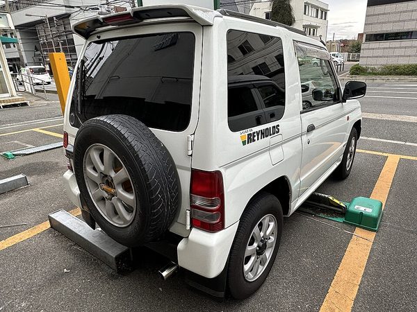 パジェロミニ 初代 の後方写真