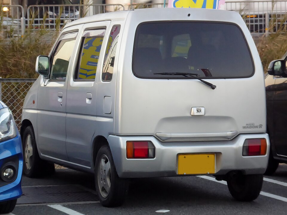 スズキ ワゴンR 初代 の後方写真
